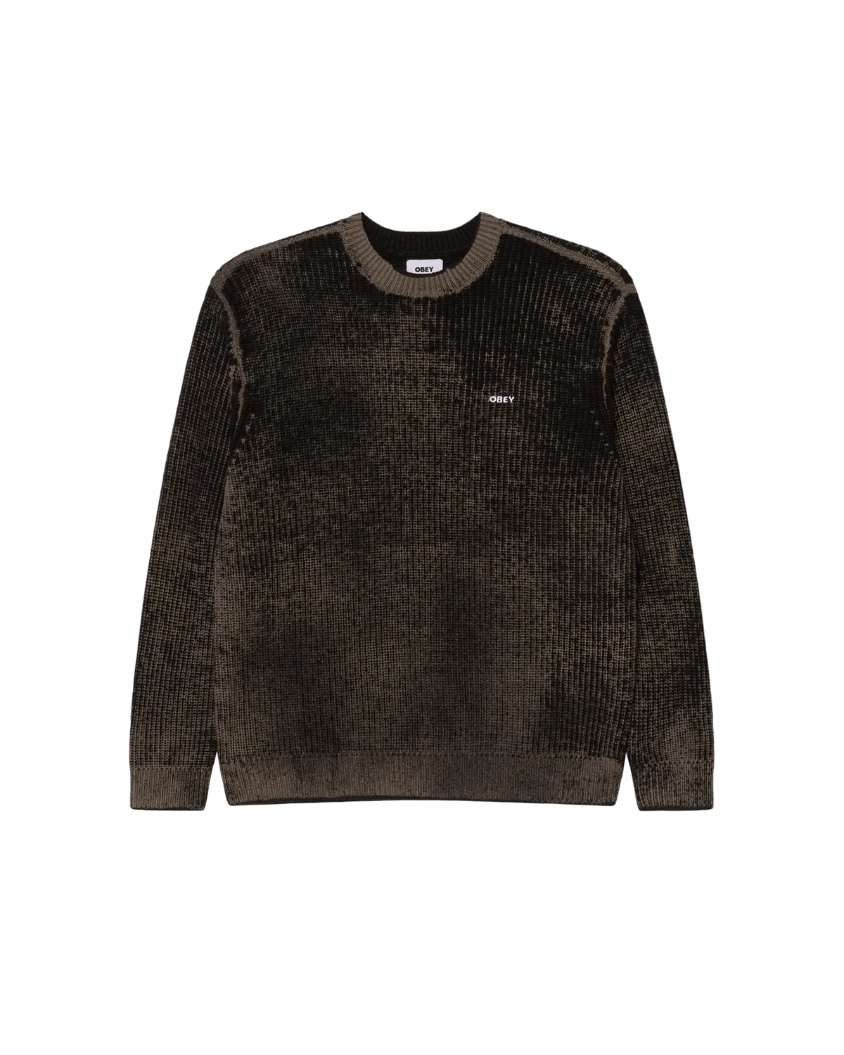 Obey – Obey spray effect sweater – Black multi - Pulls et Sweats - 151000109BKMS