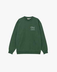 Obey - Obey Studios Crewneck - Rain Forest - Pulls et Sweats - 112863927