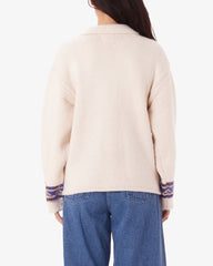 Obey - Swans Zip Sweater - Unbleached Multi - Pulls et Sweats - 251010069