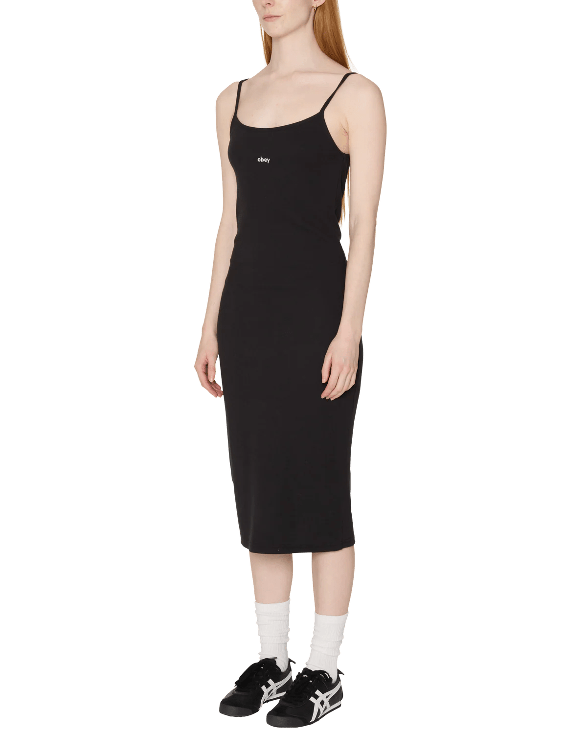 Obey - Bianca Long Tank Dress - Digital black - Robes - 401500438DIBS