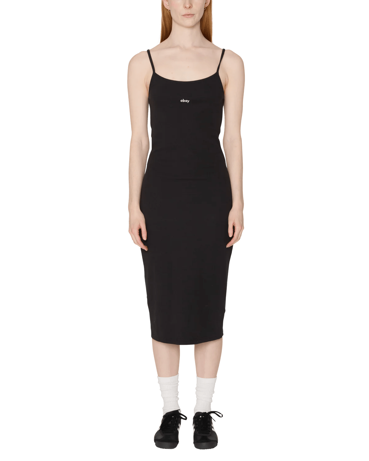 Obey - Bianca Long Tank Dress - Digital black - Robes - 401500438DIBS