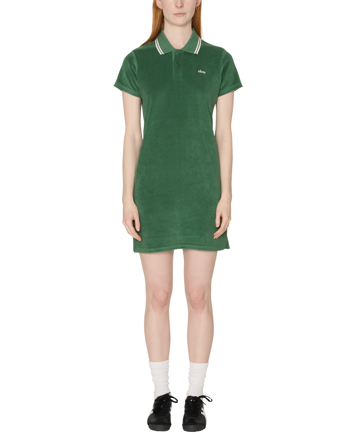 Obey - Lucia Polo Dress - Green - Robes - 401500439GRNS