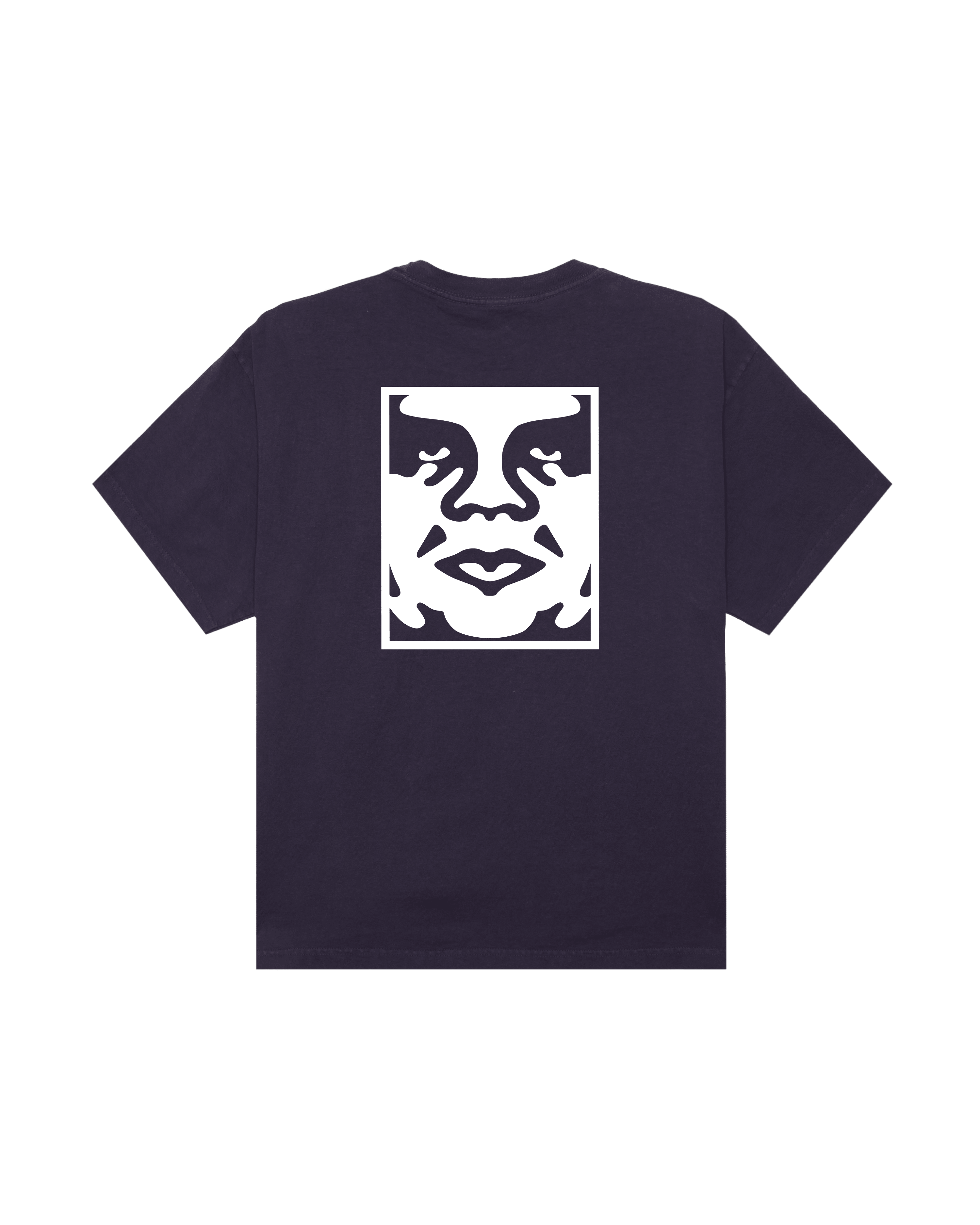 Obey - Bold Icon Face Pigment T-shirt - Pigment purple velvet - T-shirts - 167924099PUVS