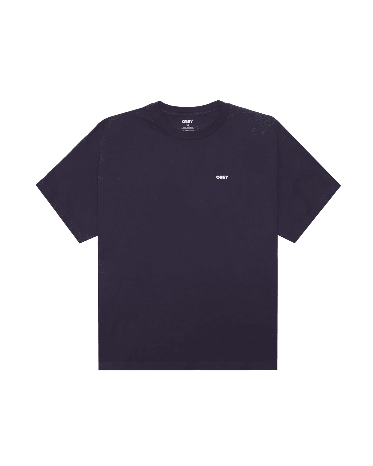 Obey - Bold Icon Face Pigment T-shirt - Pigment purple velvet - T-shirts - 167924099PUVS
