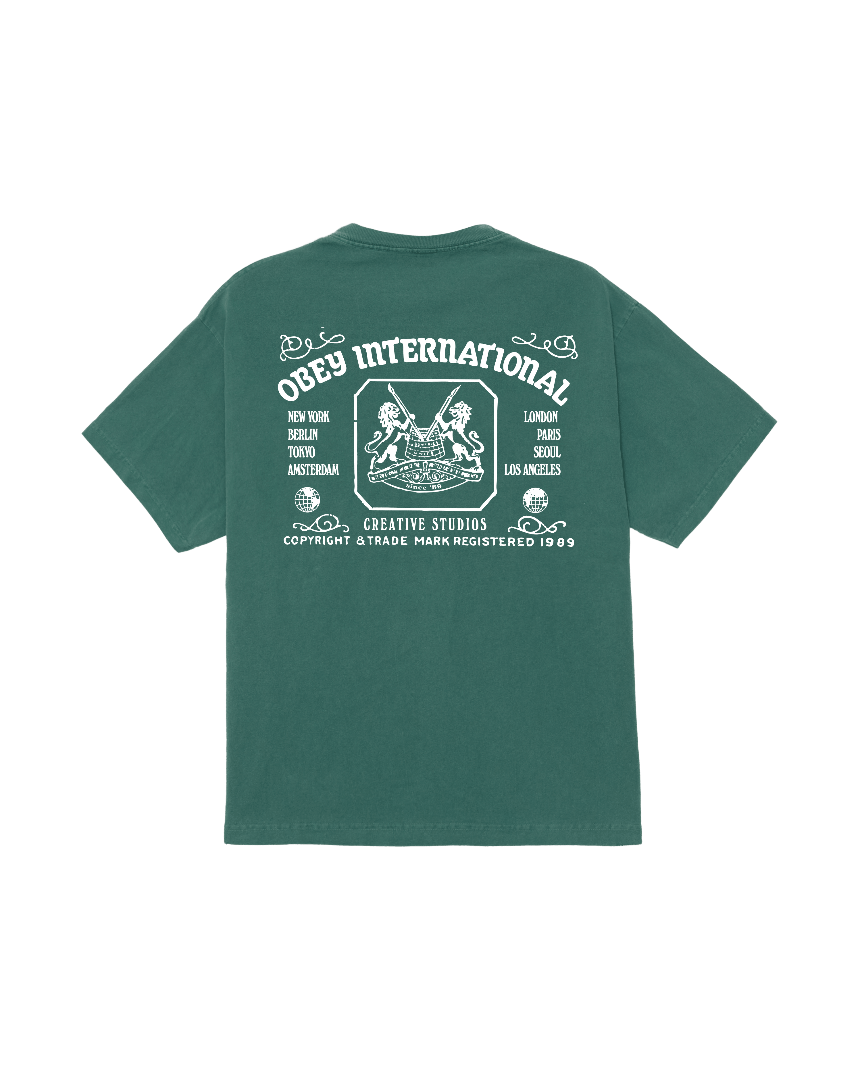 Obey - Creative Studios T-shirt - Pigment rainforest - T-shirts - 167924341RFRS