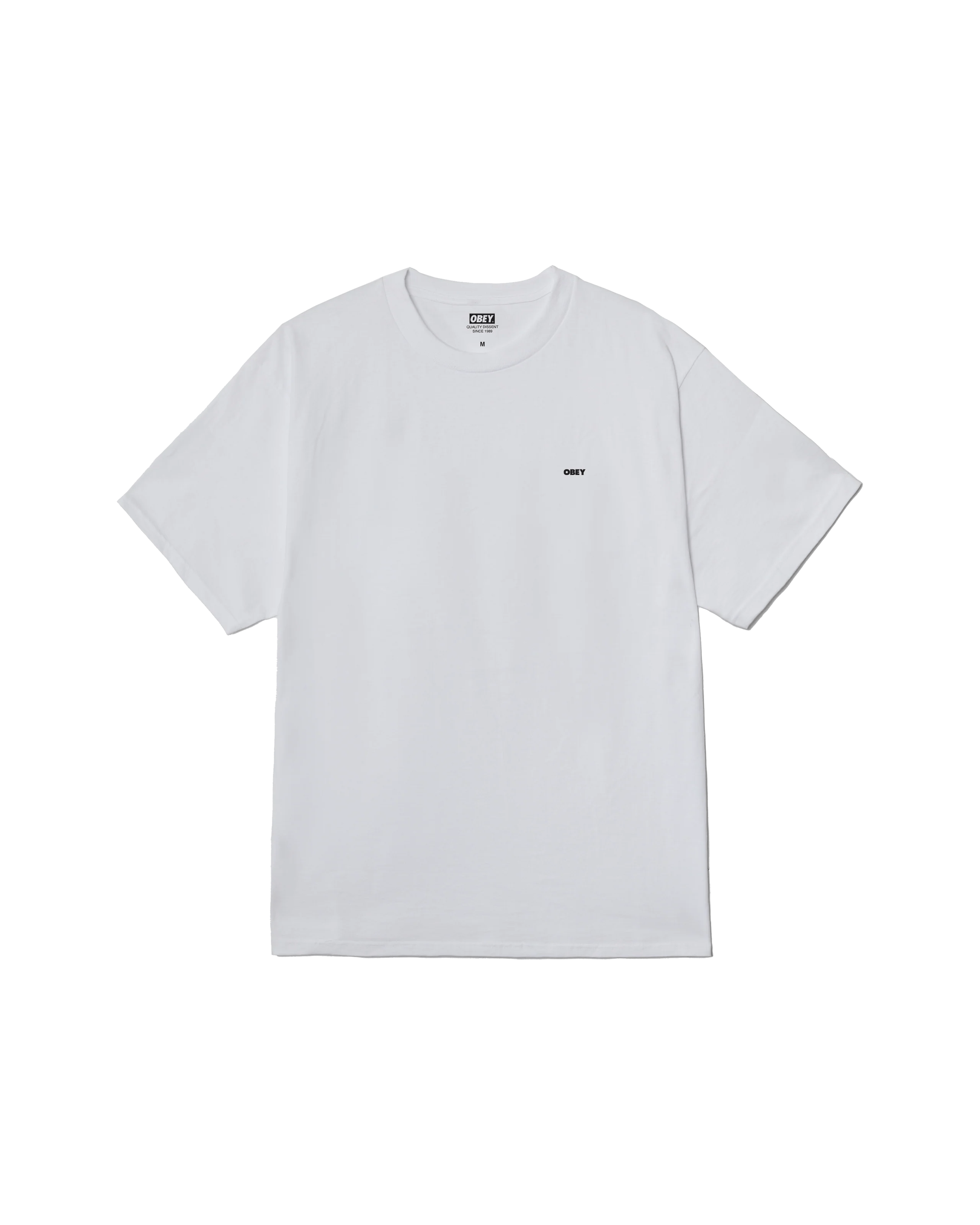Obey - Cropped Icon Classic T-shirt - White - T-shirts - 165264064