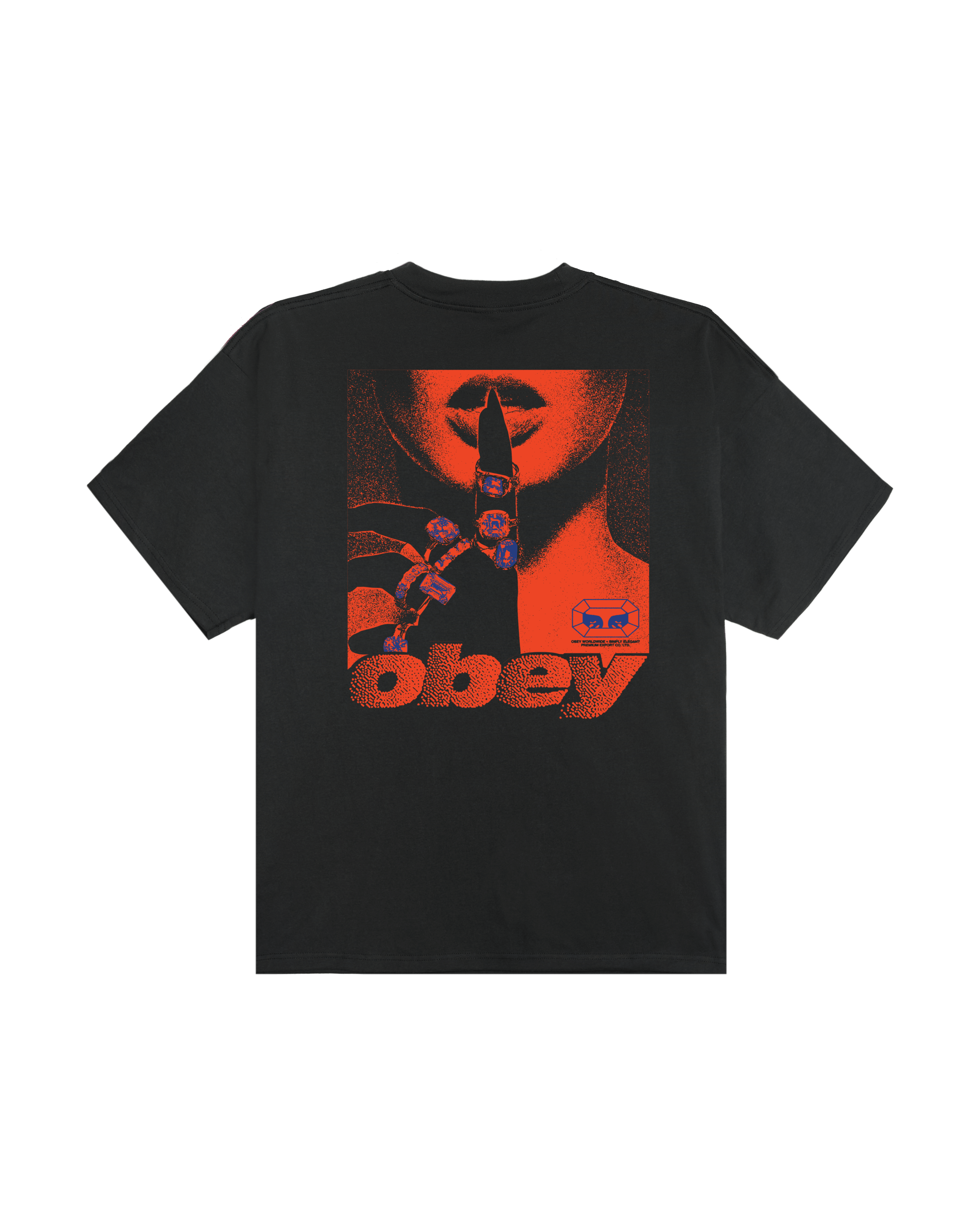 Obey - Exports Heavyweight T-shirt - Vintage black - T-shirts - 168024319VBLS