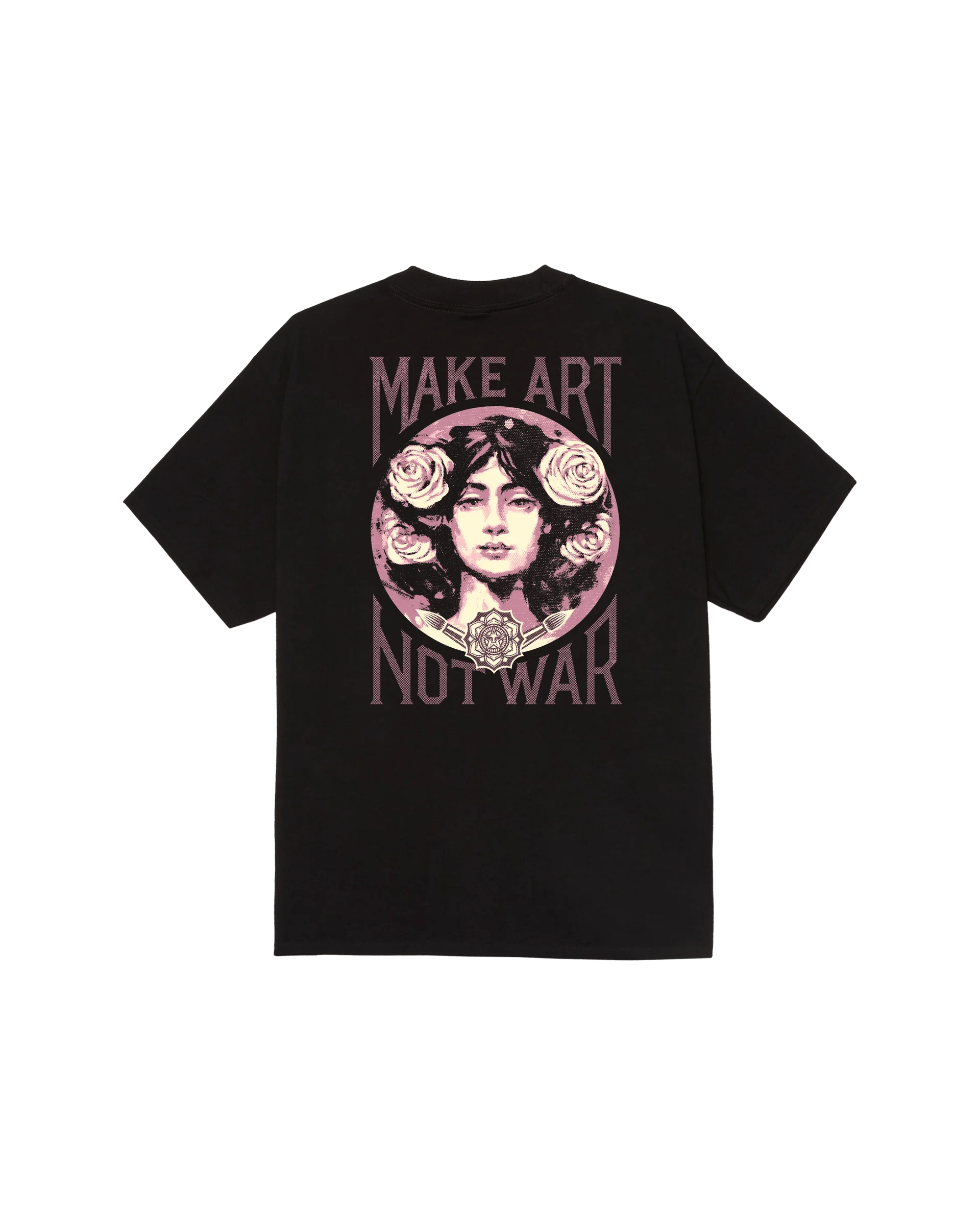 Obey - Make Art Not War T-shirt - Black - T-shirts - 165264062
