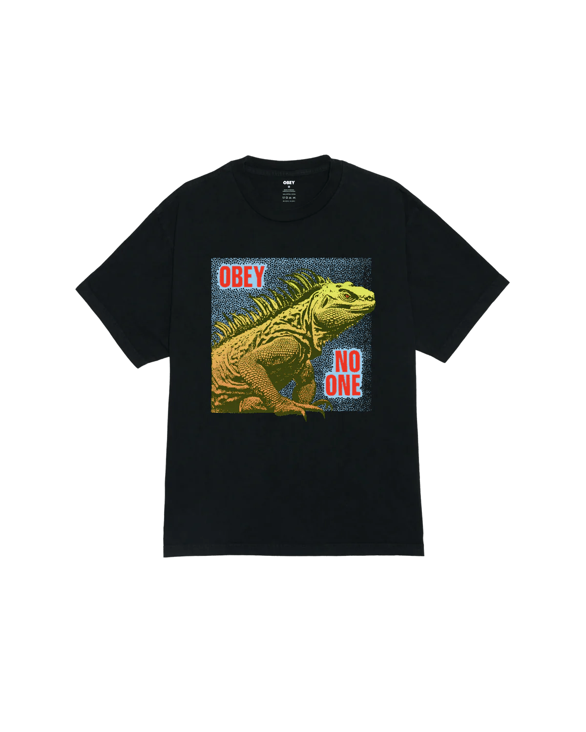 Obey - No One Reptile T-shirt - Pigment True Vintage Black - T-shirts - 