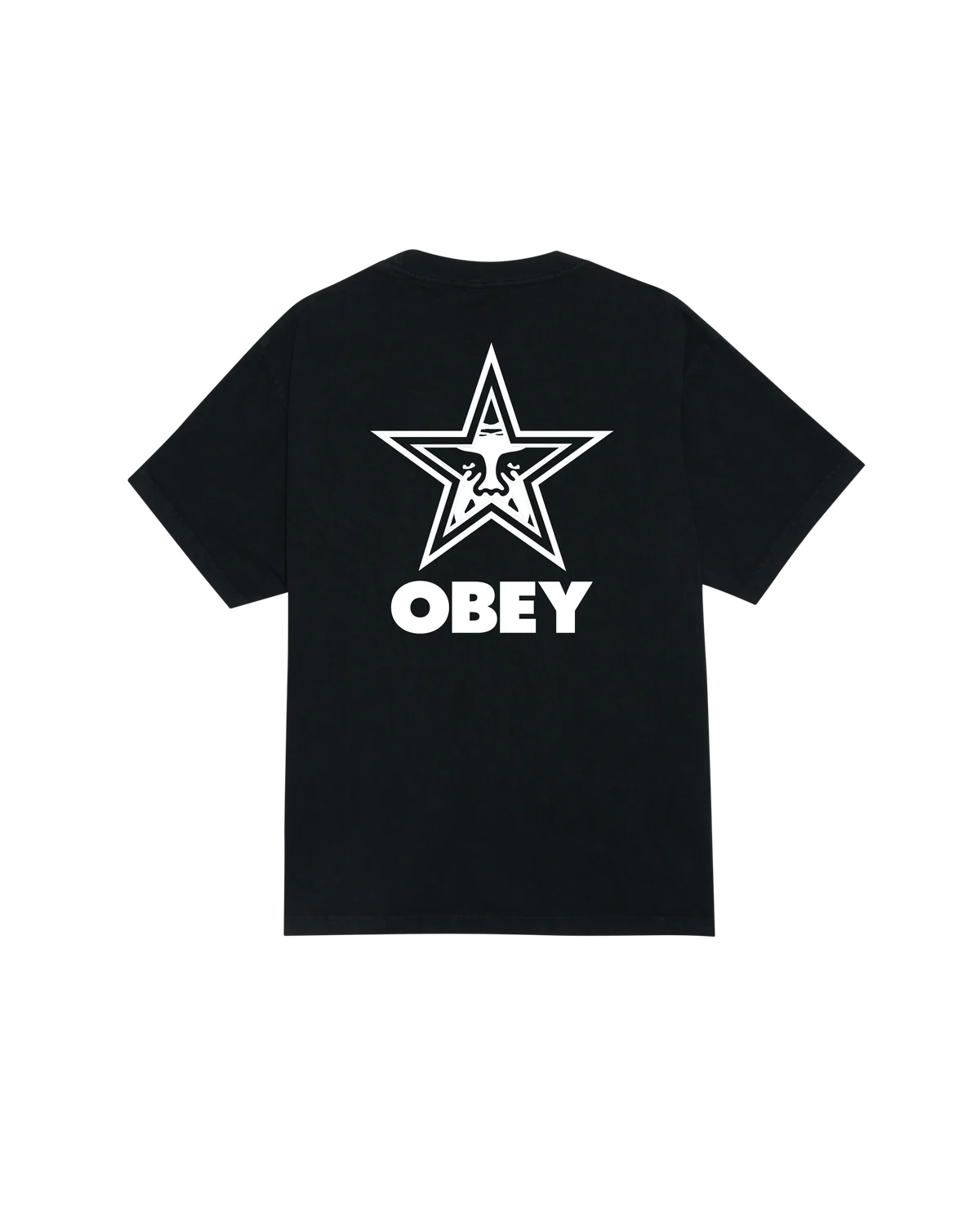 Obey – Obey bold star T-shirt – Pigment true vintage black - T-shirts - 167924225PTBS