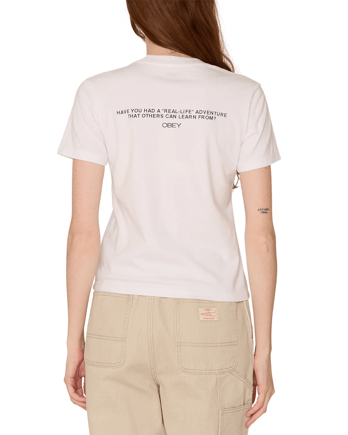 Obey - Real Life Adventures - White - T-shirts - 