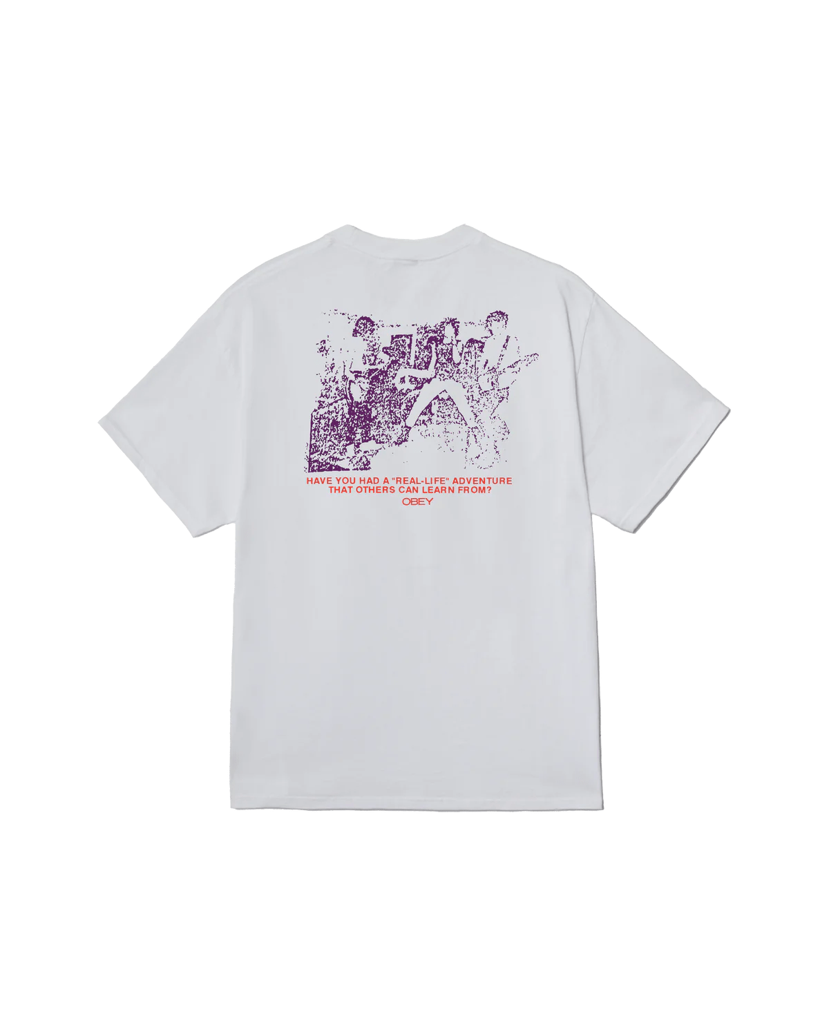 Obey - Real Life Classic T-shirt - White - T-shirts - 165264090