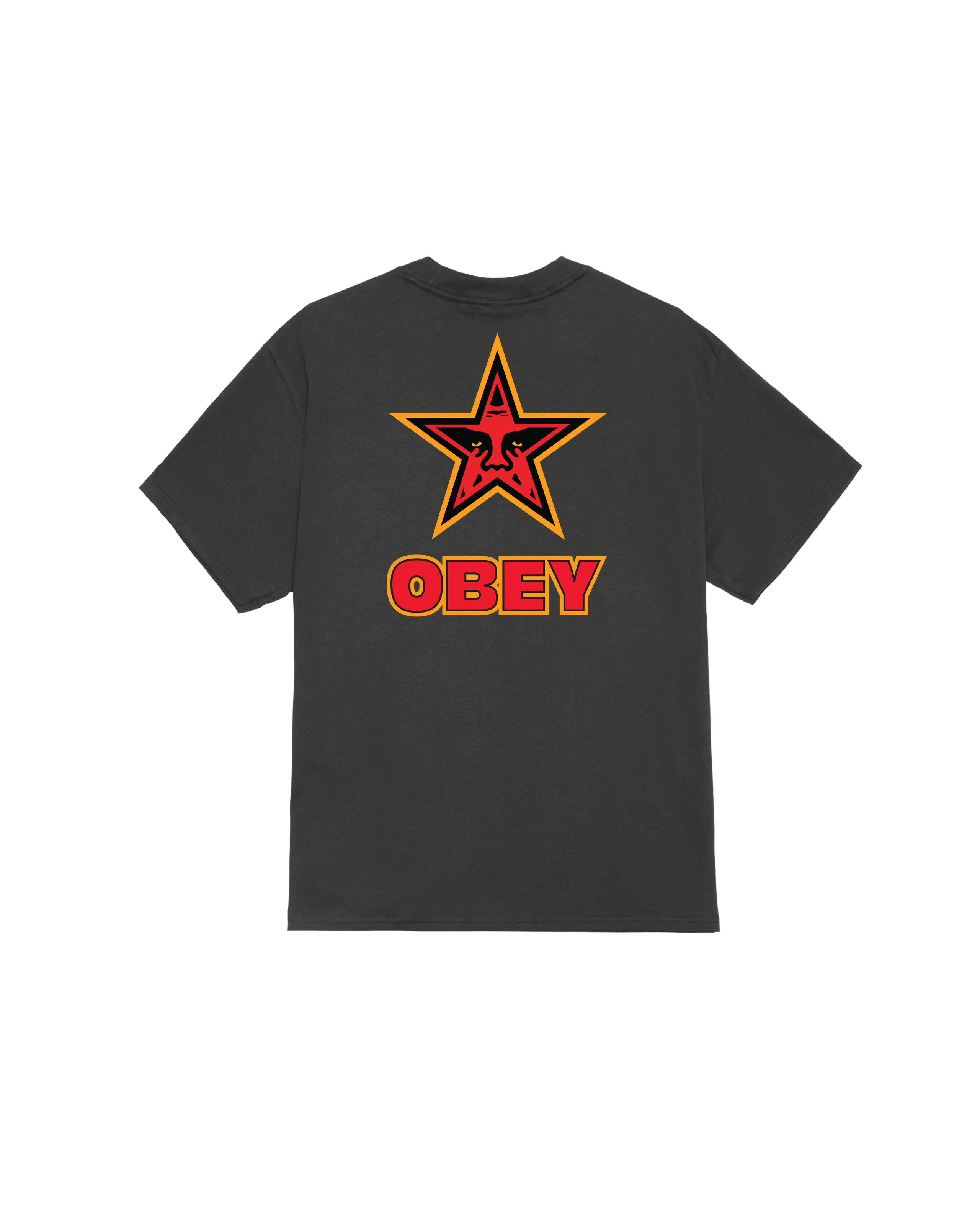 Obey - Star Classic T-shirt - Vintage Black - T-shirts - 