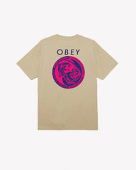 Obey - Ying Yang Panthers Tee - Sand-T-shirts-165263776