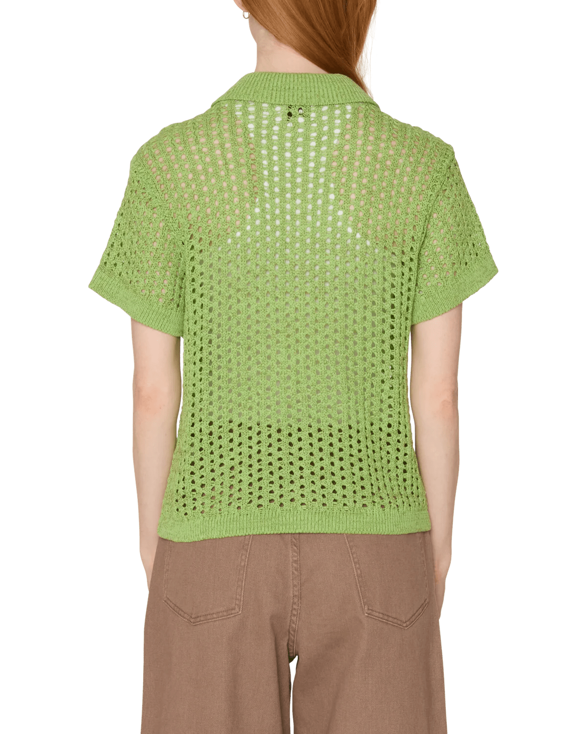 Obey - Milly Open Knit Sweater - Light green multi - Tops - 251000142LGNS