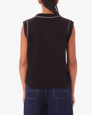 Obey - Murphy Sweater Vest - Digital Black - Tops - 251810009