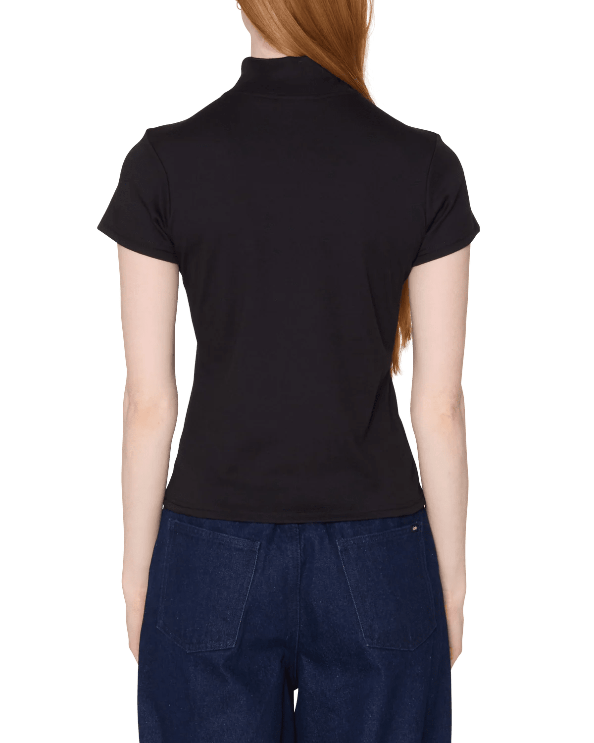 Obey - Relay Mock Neck SS - Black - Tops - 231080164BLKM