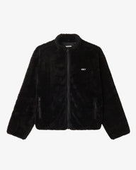 Obey - Icon Face Sherpa Jacket - Black - Vestes et Manteaux - 121800564