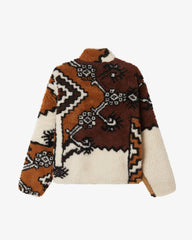 Obey - Moroccan Rug Sherpa Jacket - Brown - Vestes et Manteaux - 121800575