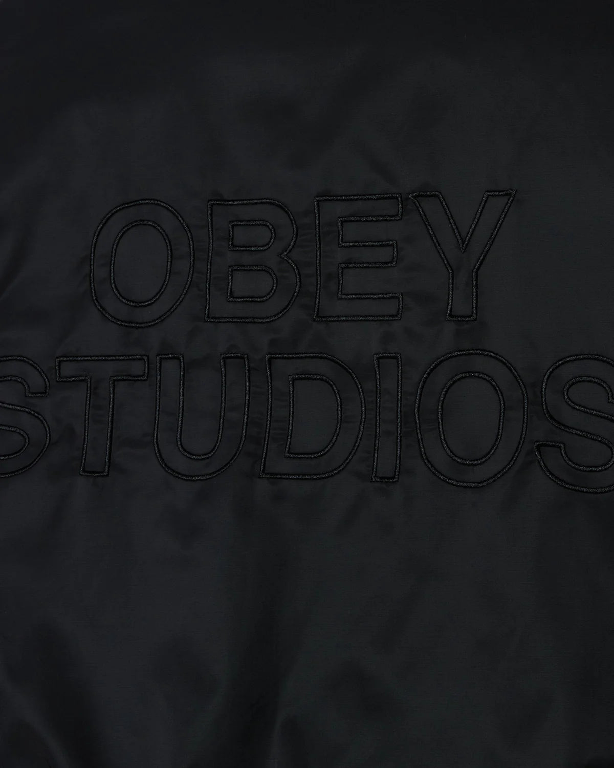 Obey – Obey studios ma - 1 bomber – Black - Vestes et Manteaux - 121800594BLKS