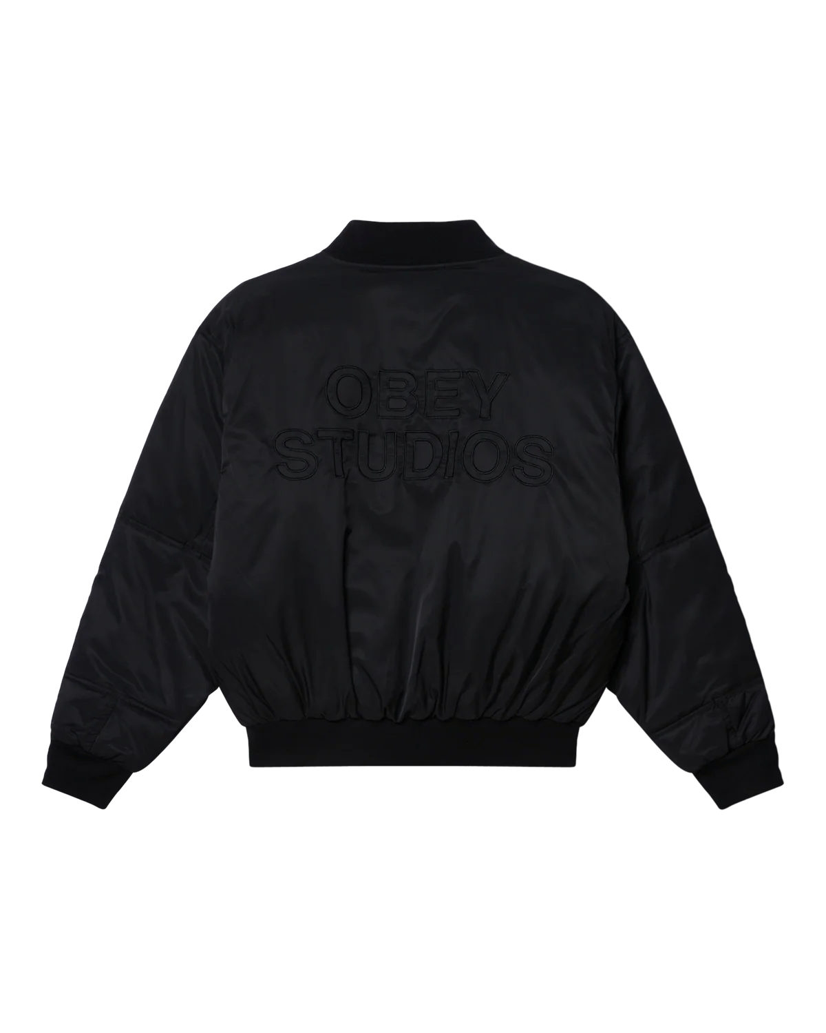 Obey – Obey studios ma - 1 bomber – Black - Vestes et Manteaux - 121800594BLKS