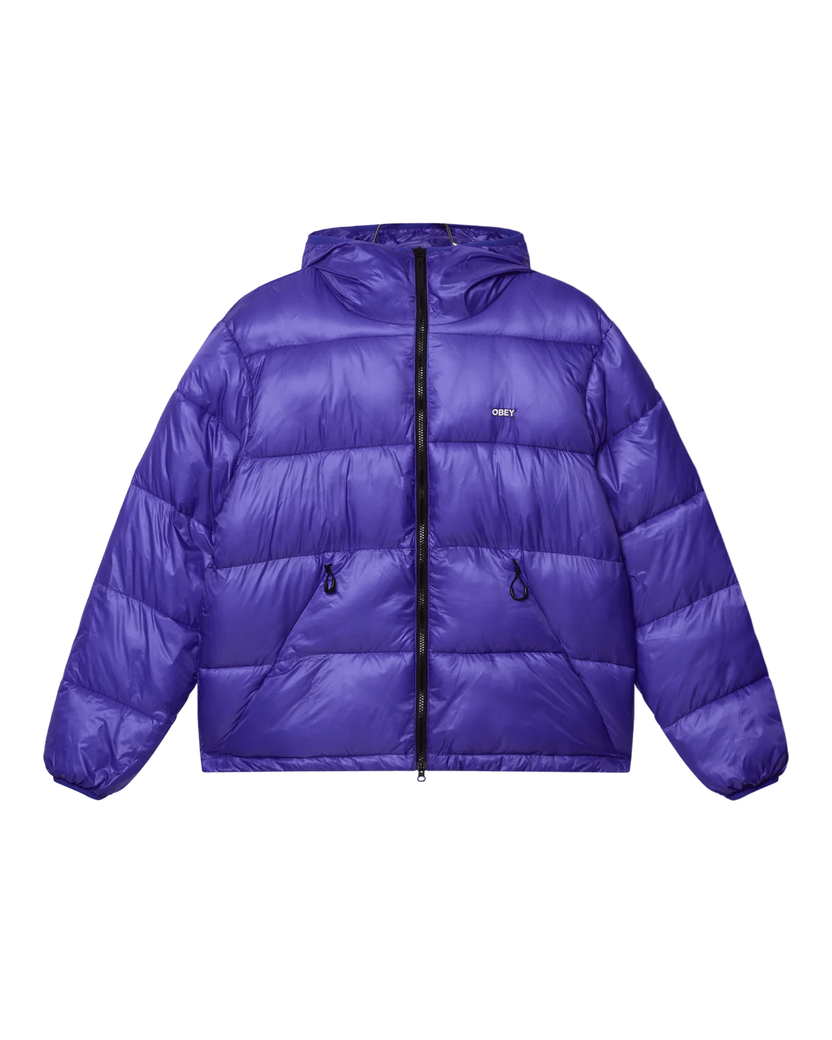Obey – Stratus puffer jacket – Blue - Vestes et Manteaux - 121800600BLUS