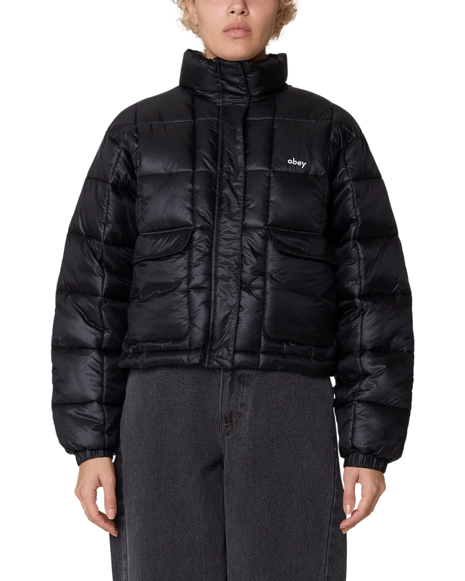 Obey – Surface puffer – Black - Vestes et Manteaux - 221800444BLKS