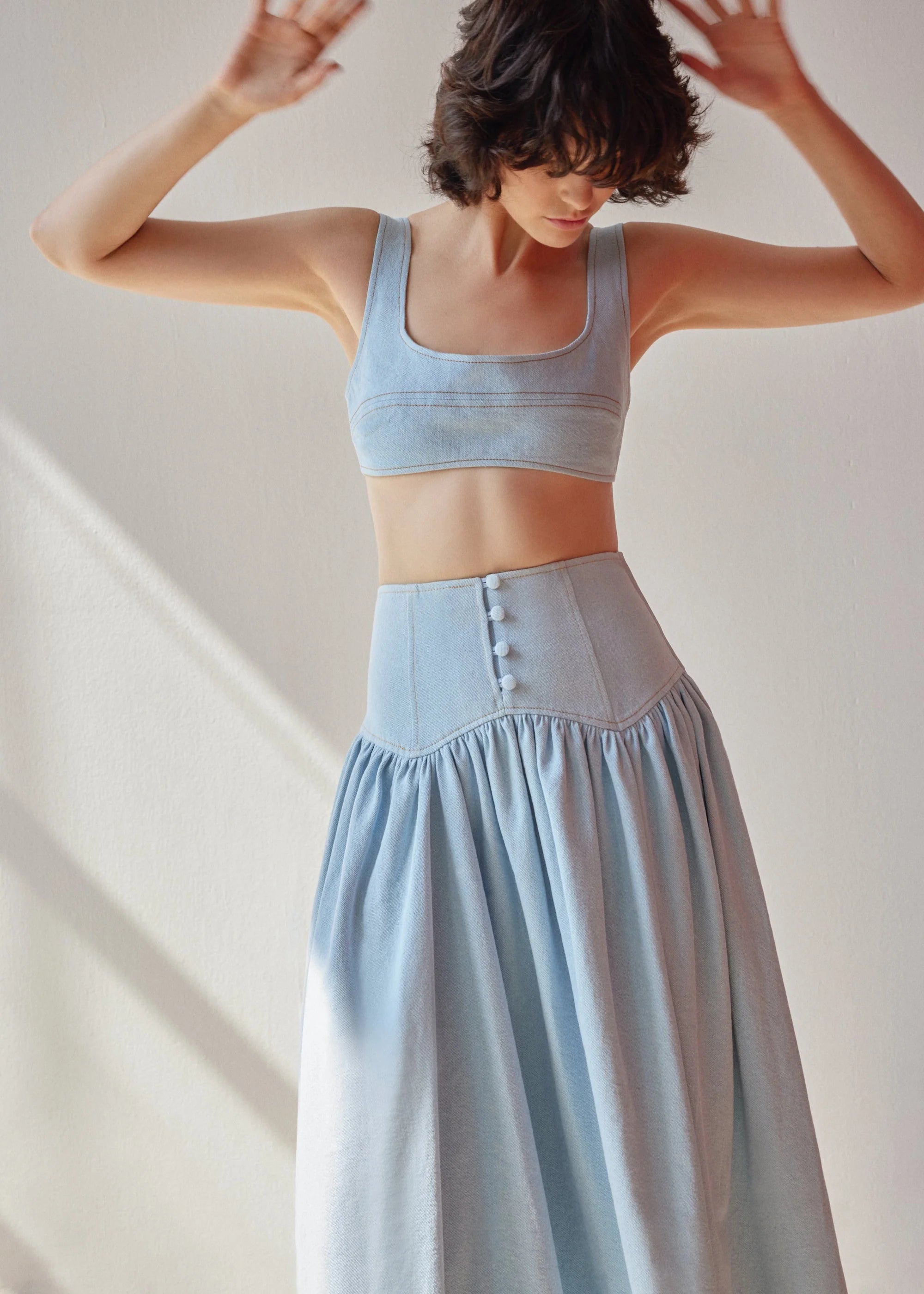 OhSevenDays - Danielle Skirt - Light Blue - Jupes et Pantalons - 