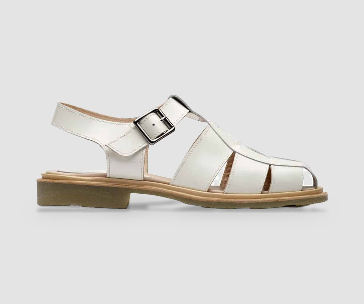 Paraboot Femme – Sandale Iberis – Gloss blanc-Chaussures-164616