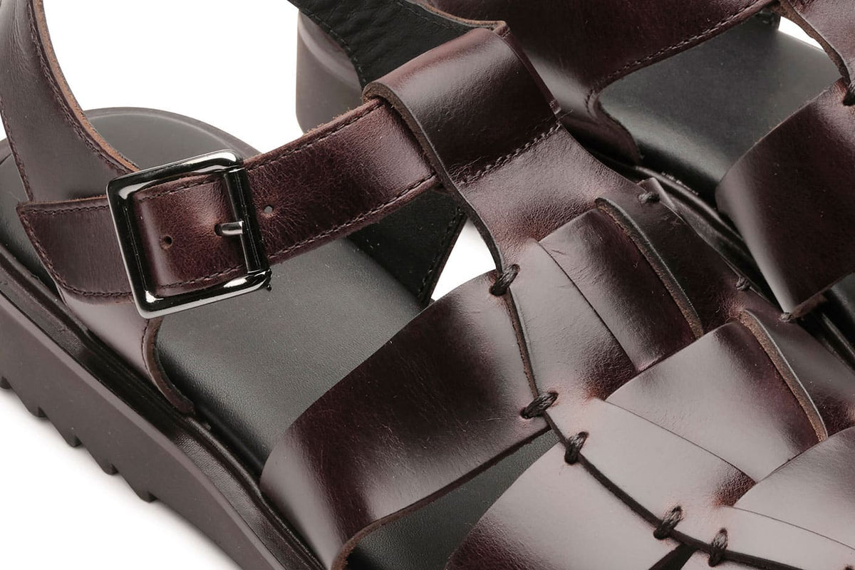 Paraboot Femme Sandale Santorin lisse America – vue de détail