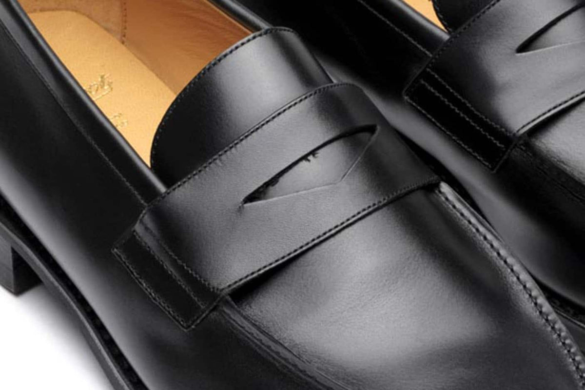 Paraboot Mocassin Adonis noir – vue de détail