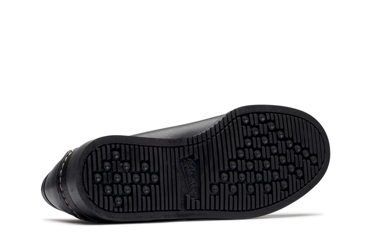 Paraboot Mocassin Coraux foulonné noir – vue de la semelle