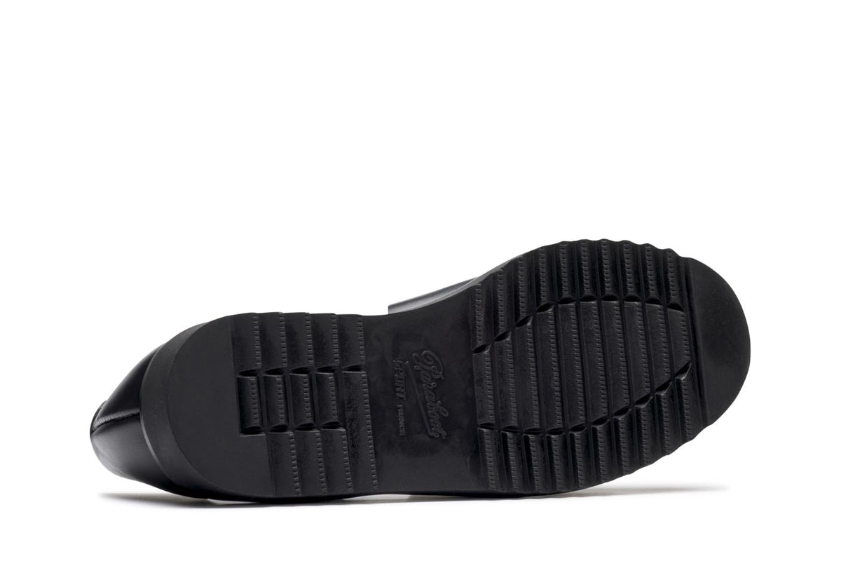 Paraboot Sandale Pacific lisse noir – vue de la semelle