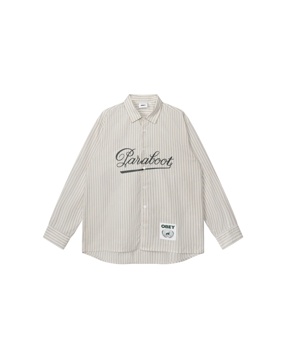 Paraboot x Obey - Bochy Embroidered Shirt - Birch