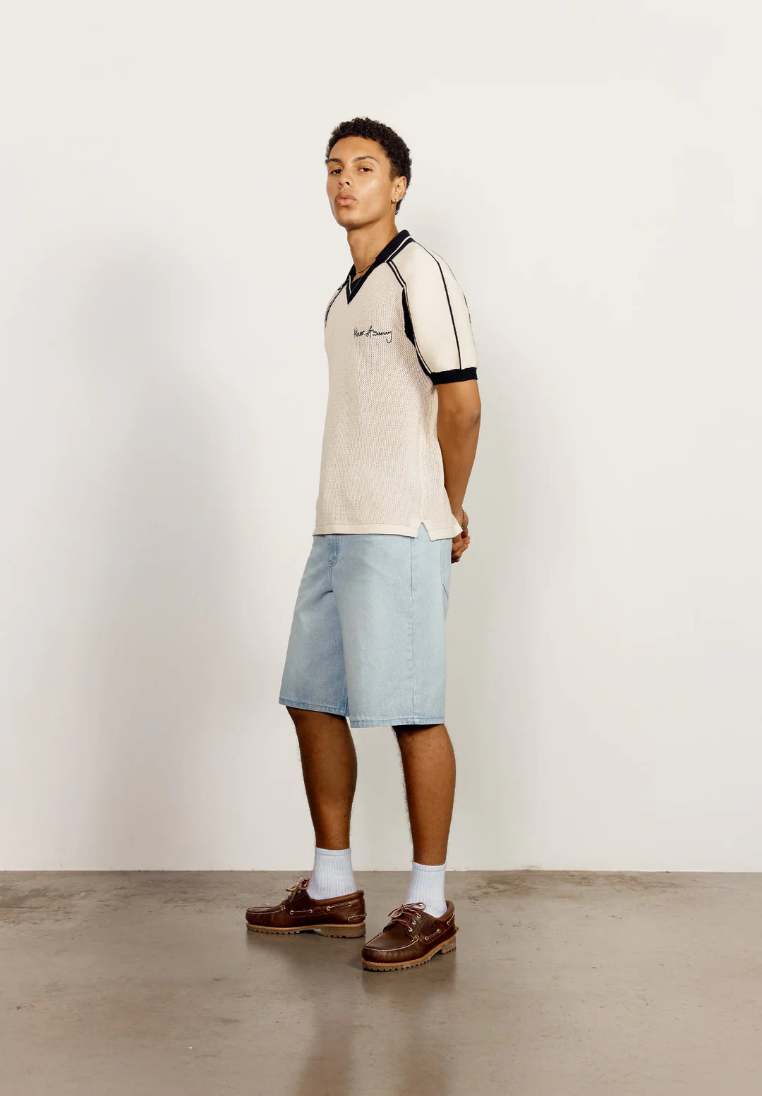 House Of Sunny - VOL25170 Keepers Knit Polo - Oat