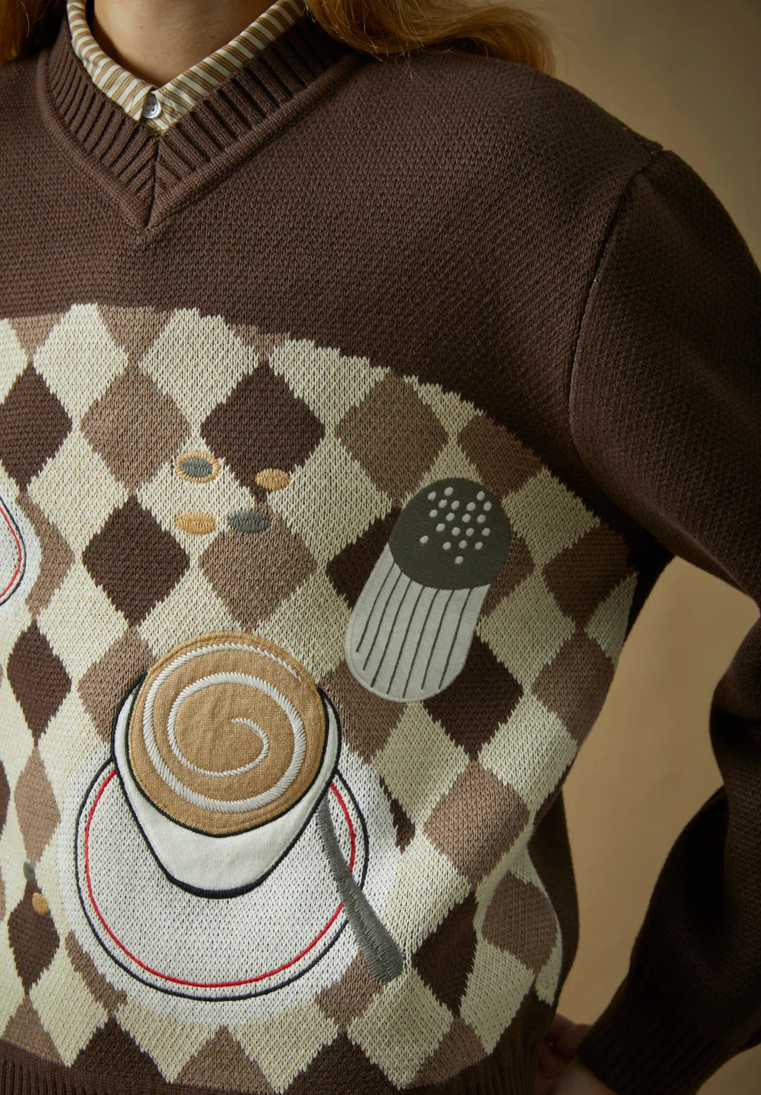 House Of Sunny - VOL2705 Daily Grind Knit Sweater - Espresso Brown