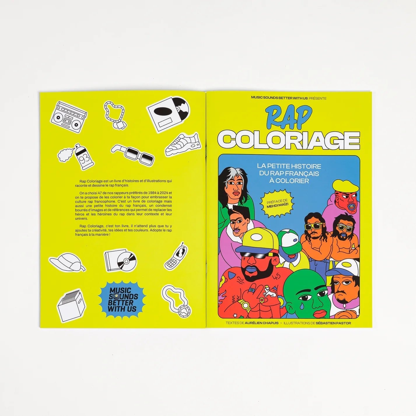 Rap Coloriage : L'Essence du Rap Français en Couleurs - books - 