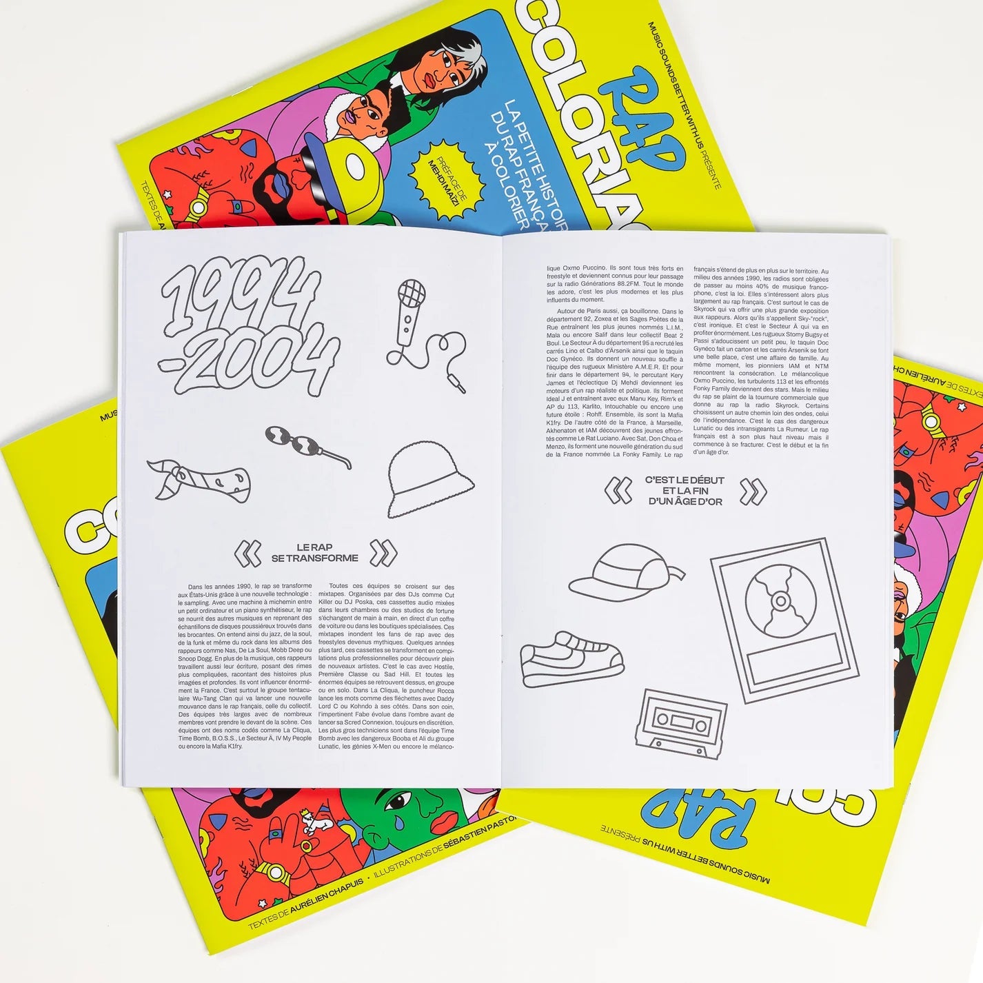 Rap Coloriage : L'Essence du Rap Français en Couleurs - books - 