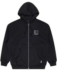 RASSVET - Logo Zip Hoodie PACC14T028 - Black-Pulls et Sweats-PACC14T028