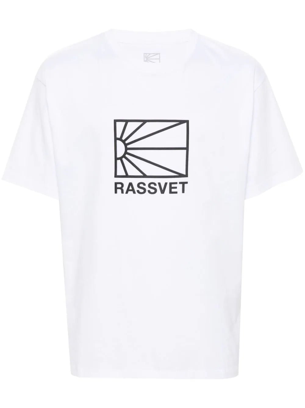 RASSVET - Big Logo T-shirt - Black/White-T-shirts-PACC14T002