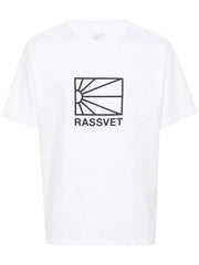 RASSVET - Big Logo T-shirt - Black/White-T-shirts-PACC14T002