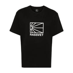 RASSVET - Big Logo T-shirt PACC14T002 - Black/White-T-shirts-PACC14T002