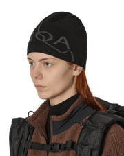 ROA - Beanie Logo Black RBUW202YA02 FW24 - Accessoires - RBUW202YA02