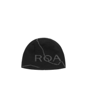 ROA - Beanie Logo Black RBUW202YA02 FW24 - Accessoires - RBUW202YA02