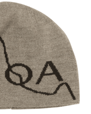 ROA - Beanie Logo Taupe - Accessoires - RBUW202YA02