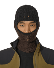 ROA - Flower Stitch Balaclava Black - Accessoires - RBUW218YA06