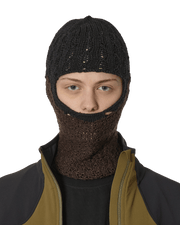 ROA - Flower Stitch Balaclava Black - Accessoires - RBUW218YA06