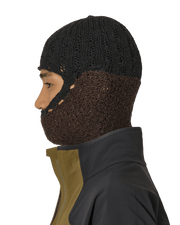 ROA - Flower Stitch Balaclava Black - Accessoires - RBUW218YA06