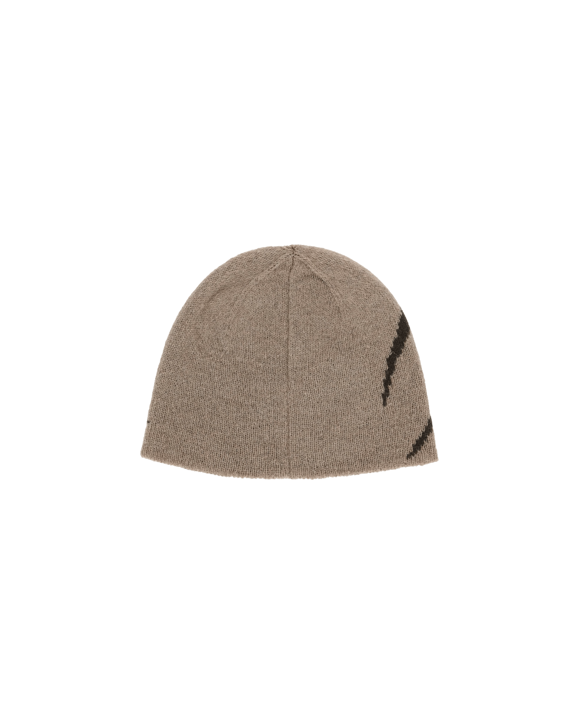 ROA - Graphic Beanie Taupe Brown - Accessoires - RBUW215YA05