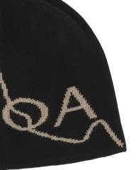 Roa Hiking - Logo Beanie - Black-Accessoires-RBMW219YA04